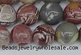 CDJ404 15.5 inches 12mm round sonoran dendritic jasper beads