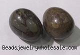 CDN1400 35*45mm egg-shaped tiger skin jasper decorations wholesale