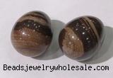 CDN1403 35*45mm egg-shaped jasper decorations wholesale