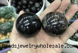 CDN26 45mm round natural astrophyllite gemstone decorations