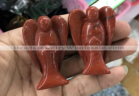 CDN498 35*50mm angel red jasper decorations wholesale
