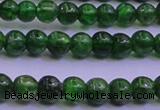 CDP02 15.5 inches 4mm round A- grade diopside gemstone beads