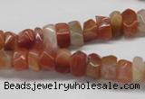 CDQ28 15.5 inches 7*10mm nugget natural red quartz beads