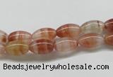CDQ30 15.5 inches 6*10mm rice natural red quartz beads wholesale