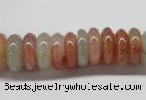 CDQ31 15.5 inches 4*14mm rondelle natural red quartz beads wholesale