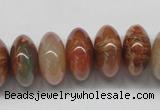 CDQ32 15.5 inches 10*18mm rondelle natural red quartz beads wholesale