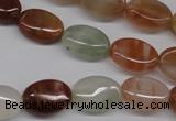 CDQ51 15.5 inches 10*14mm oval natural red quartz beads wholesale