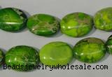 CDT940 15.5 inches 12*16mm oval dyed aqua terra jasper beads