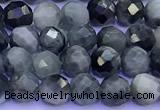 CEE562 15 inches 4mm faceted round eagle eye jasper beads