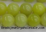 CEJ203 15.5 inches 10mm round lemon jade beads wholesale