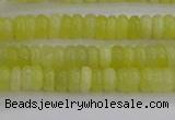 CEJ210 15.5 inches 2*4mm rondelle lemon jade beads wholesale