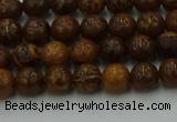 CEJ300 15.5 inches 4mm round elephant skin jasper beads wholesale