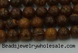 CEJ300 15.5 inches 4mm round elephant skin jasper beads wholesale