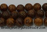 CEJ301 15.5 inches 6mm round elephant skin jasper beads wholesale