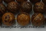 CEJ305 15.5 inches 14mm round elephant skin jasper beads wholesale