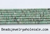 CEM70 15.5 inches 3.5*7mm rondelle emerald gemstone beads