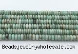 CEM71 15.5 inches 4.5*8mm rondelle emerald gemstone beads