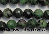 CEP108 15.5 inches 12mm faceted round epidote gemstone beads