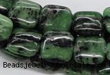 CEP15 15.5 inches 15*15mm square epidote gemstone beads wholesale