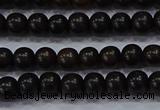 CEY51 15.5 inches 6mm round ebony wood beads wholesale