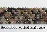 CFJ217 15.5 inches 6mm faceted round fancy jasper beads