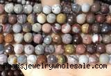 CFJ252 15.5 inches 8mm faceted round fantasy jasper beads wholesale
