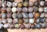 CFJ254 15.5 inches 12mm faceted round fantasy jasper beads wholesale