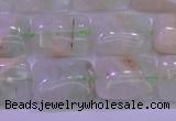 CFL1225 15.5 inches 12*16mm rectangle green fluorite gemstone beads
