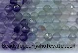 CFL1245 15 inches 3mm faceted round fluorite beads