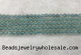 CFL1514 15.5 inches 4mm round blue fluorite gemstone beads