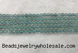 CFL1514 15.5 inches 4mm round blue fluorite gemstone beads