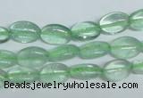 CFL335 15.5 inches 8*12mm oval natural green fluorite beads