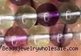 CFL587 15.5 inches 8mm round AAAAA grade fluorite gemstone beads