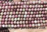 CFW45 15.5 inches 6mm round pink wooden jasper beads wholesale