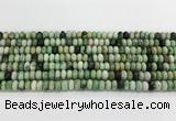 CGA720 15.5 inches 4*6mm rondelle hydrogrossular gemstone beads