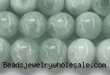 CGA901 15.5 inches 6mm round green angel skin gemstone beads