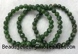 CGB2616 7.5 inches 7mm round diopside quartz beaded bracelets