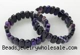 CGB3102 7.5 inches 8*15mm oval agate gemstone bracelets