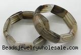 CGB3200 7.5 inches 18*29mm agate gemstone bracelets wholesale