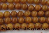 CGJ301 15.5 inches 6mm round goldstone jade beads wholesale