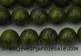 CGJ453 15.5 inches 10mm round green jasper beads wholesale