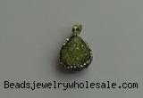 CGP468 15*20mm teardrop crystal glass pendants wholesale