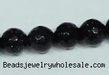 CGS108 15.5 inches 12mm faceted round blue goldstone beads wholesale