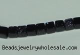 CGS117 15.5 inches 6*6mm cube blue goldstone beads wholesale