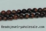 CGS201 15.5 inches 6mm round blue & brown goldstone beads wholesale