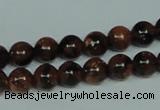 CGS202 15.5 inches 8mm round blue & brown goldstone beads wholesale