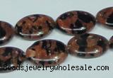 CGS212 15.5 inches 15*20mm oval blue & brown goldstone beads wholesale