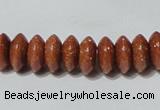 CGS68 15.5 inches 5*10mm roundel goldstone beads wholesale