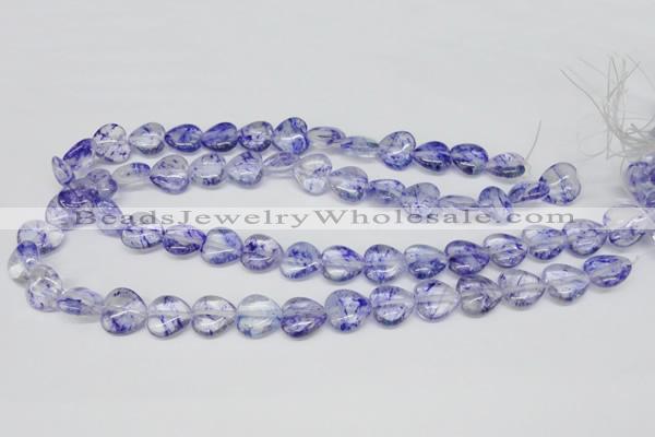 CHG44 15.5 inches 14*14mm heart dyed crystal beads wholesale