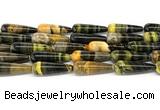 CHJ111 15 inches 10*30mm teardrop honeybee jasper beads